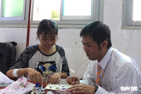 Đại biểu Hội Liên hiệp thanh niên TP.HCM vui chơi cùng bệnh nhi ung thư - Ảnh 9. Đại biểu Hội Liên hiệp thanh niên TP.HCM vui chơi cùng bệnh nhi ung thư - Ảnh 9.