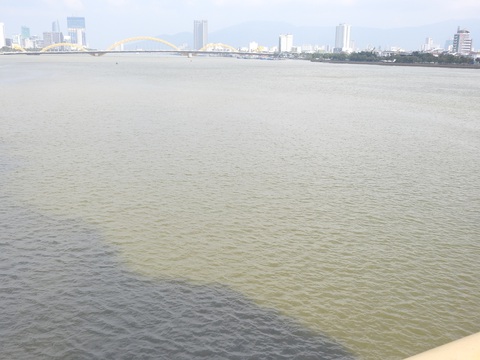Nước đen ngòm xả ra sông Hàn Đà Nẵng là nước thải, bị ô nhiễm - Ảnh 3. Nước đen ngòm xả ra sông Hàn Đà Nẵng là nước thải, bị ô nhiễm - Ảnh 3.