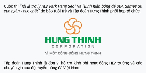 Mời bạn đọc tham gia cuộc thi Tôi là trợ lý HLV Park Hang Seo - Ảnh 2. Mời bạn đọc tham gia cuộc thi Tôi là trợ lý HLV Park Hang Seo - Ảnh 2.