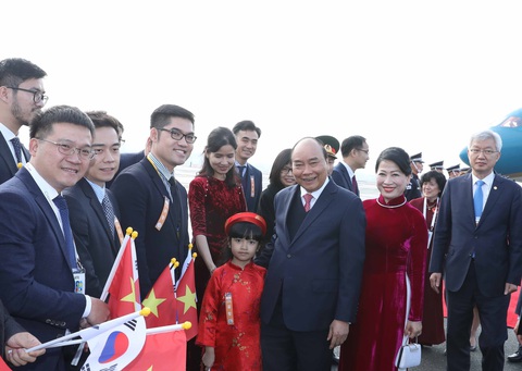 Thủ tướng Nguyễn Xuân Phúc dự lễ động thổ xây dựng thành phố thông minh của Hàn Quốc - Ảnh 4. Thủ tướng Nguyễn Xuân Phúc dự lễ động thổ xây dựng thành phố thông minh của Hàn Quốc - Ảnh 4.