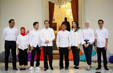 7 cố vấn đặc biệt, trẻ trung của tổng thống Indonesia - Ảnh 1. 7 cố vấn đặc biệt, trẻ trung của tổng thống Indonesia - Ảnh 1.