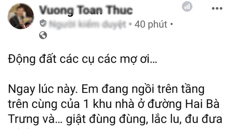 Động đất ở Cao Bằng, Hà Nội và nhiều nơi ở miền Bắc rung lắc - Ảnh 1. Động đất ở Cao Bằng, Hà Nội và nhiều nơi ở miền Bắc rung lắc - Ảnh 1.
