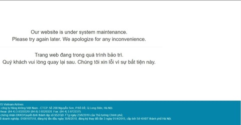 Vì sao truy cập vào website Vietnam Airlines khó khăn? - Ảnh 2. Vì sao truy cập vào website Vietnam Airlines khó khăn? - Ảnh 2.