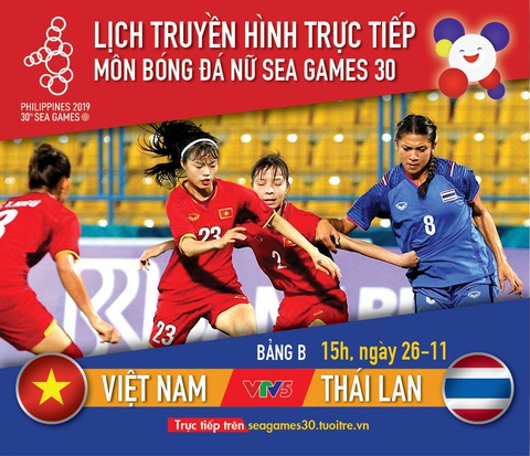 Lịch trực tiếp nữ Việt Nam gặp Thái Lan ở SEA Games 2019 - Ảnh 1. Lịch trực tiếp nữ Việt Nam gặp Thái Lan ở SEA Games 2019 - Ảnh 1.