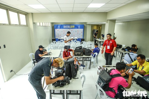 Phòng họp báo bóng đá nam SEA Games đã không còn ở nhà kho - Ảnh 5. Phòng họp báo bóng đá nam SEA Games đã không còn ở nhà kho - Ảnh 5.