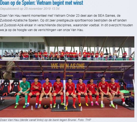 Heerenveen chúc mừng Việt Nam và khen SEA Games là giải thể thao uy tín cao - Ảnh 1. Heerenveen chúc mừng Việt Nam và khen SEA Games là giải thể thao uy tín cao - Ảnh 1.