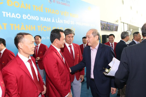 Đoàn Thể thao Việt Nam lên đường tranh tài tại SEA Games 30 - Ảnh 2. Đoàn Thể thao Việt Nam lên đường tranh tài tại SEA Games 30 - Ảnh 2.