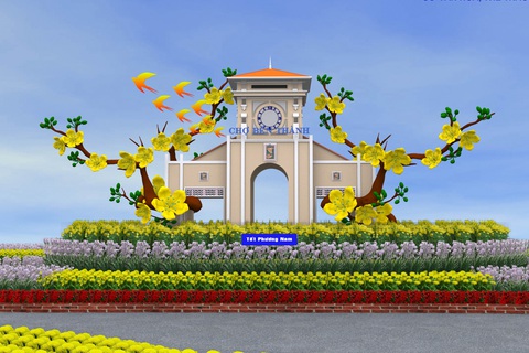 Đường hoa Cần Thơ xuân Canh Tý không dùng ngân sách nhà nước - Ảnh 2. Đường hoa Cần Thơ xuân Canh Tý không dùng ngân sách nhà nước - Ảnh 2.