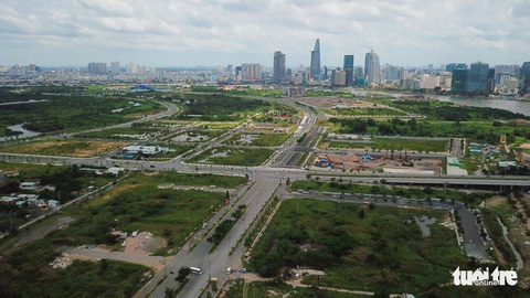 Quận 2 đề xuất tiếp tục thu hồi đất cho dự án Khu đô thị mới Thủ Thiêm - Ảnh 1. Quận 2 đề xuất tiếp tục thu hồi đất cho dự án Khu đô thị mới Thủ Thiêm - Ảnh 1.