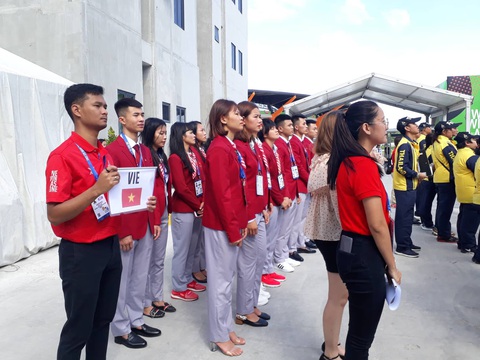 Thượng cờ đoàn Thể thao Việt Nam tại SEA Games 30 - Ảnh 2. Thượng cờ đoàn Thể thao Việt Nam tại SEA Games 30 - Ảnh 2.