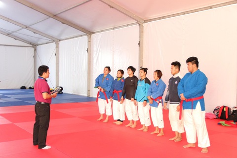 Lái xe lạc đường khiến VĐV Kurash Việt Nam bị trễ buổi tập - Ảnh 1. Lái xe lạc đường khiến VĐV Kurash Việt Nam bị trễ buổi tập - Ảnh 1.