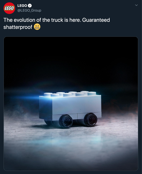 Hài hước Pepsi, Lego ăn theo sự cố Cybertruck của Tesla - Ảnh 2. Hài hước Pepsi, Lego ăn theo sự cố Cybertruck của Tesla - Ảnh 2.