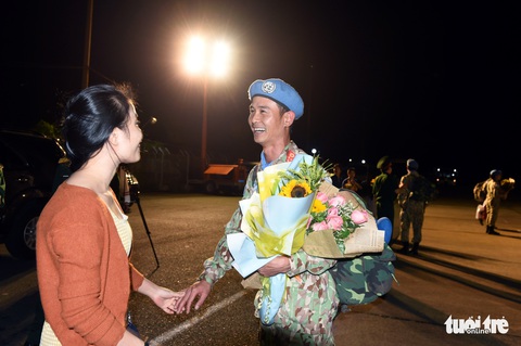 Chiến sĩ mũ nồi xanh về nước sau 1 năm làm nhiệm vụ ở Nam Sudan - Ảnh 11. Chiến sĩ mũ nồi xanh về nước sau 1 năm làm nhiệm vụ ở Nam Sudan - Ảnh 11.
