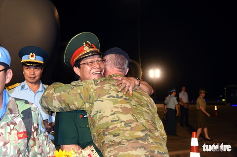 Chiến sĩ mũ nồi xanh về nước sau 1 năm làm nhiệm vụ ở Nam Sudan - Ảnh 14. Chiến sĩ mũ nồi xanh về nước sau 1 năm làm nhiệm vụ ở Nam Sudan - Ảnh 14.