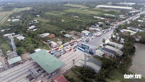 Bộ GTVT sẽ phấn đấu sớm thu phí trở lại BOT Cai Lậy - Ảnh 1. Bộ GTVT sẽ phấn đấu sớm thu phí trở lại BOT Cai Lậy - Ảnh 1.