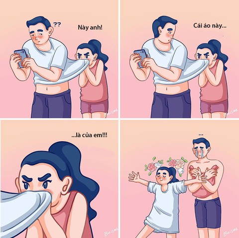 Nữ họa sĩ Việt kể chuyện tình yêu bằng tranh vẽ - Ảnh 8. Nữ họa sĩ Việt kể chuyện tình yêu bằng tranh vẽ - Ảnh 8.
