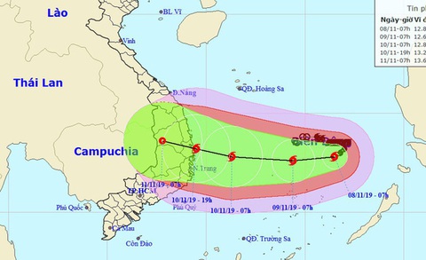 Bão số 6 hướng vào Nam Trung Bộ sẽ di chuyển rất phức tạp - Ảnh 1. Bão số 6 hướng vào Nam Trung Bộ sẽ di chuyển rất phức tạp - Ảnh 1.