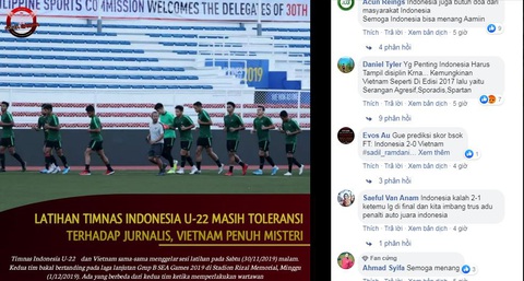 CĐV Indonesia lên gân trước trận gặp U22 Việt Nam - Ảnh 1. CĐV Indonesia lên gân trước trận gặp U22 Việt Nam - Ảnh 1.