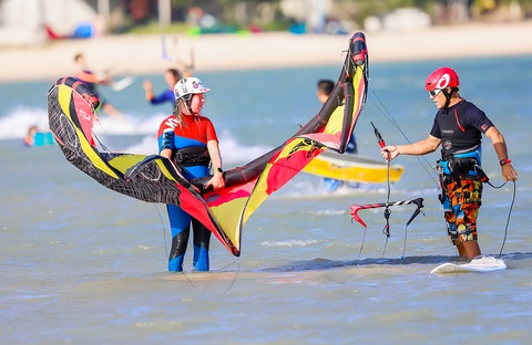 Ninh Chữ - điểm đến của lướt ván diều quốc tế - Ảnh 6. Ninh Chữ - điểm đến của lướt ván diều quốc tế - Ảnh 6.