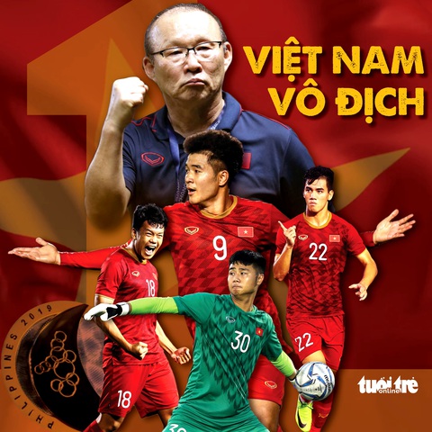 60 năm chờ đợi phút giây này: Bóng đá Việt Nam vô địch SEA Games! - Ảnh 1. 60 năm chờ đợi phút giây này: Bóng đá Việt Nam vô địch SEA Games! - Ảnh 1.