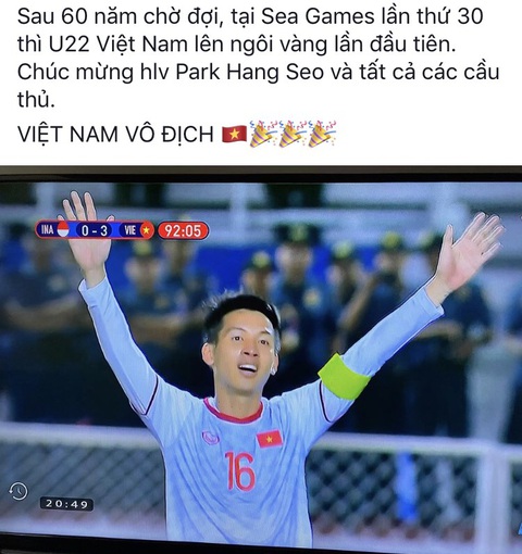 Mạng xã hội vỡ oà niềm vui chiến thắng: Việt Nam vô địch! - Ảnh 17. Mạng xã hội vỡ oà niềm vui chiến thắng: Việt Nam vô địch! - Ảnh 17.