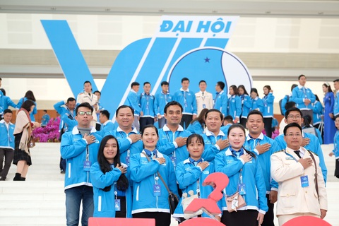 Khai mạc Đại hội đại biểu toàn quốc Hội Liên hiệp thanh niên Việt Nam khóa VIII - Ảnh 5. Khai mạc Đại hội đại biểu toàn quốc Hội Liên hiệp thanh niên Việt Nam khóa VIII - Ảnh 5.
