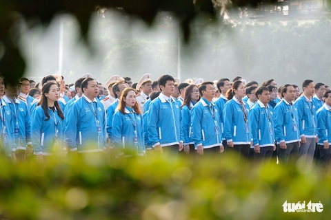 1.000 đại biểu hội quân hành trình Tôi yêu Tổ quốc tôi - Ảnh 7. 1.000 đại biểu hội quân hành trình Tôi yêu Tổ quốc tôi - Ảnh 7.