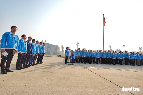 1.000 đại biểu hội quân hành trình Tôi yêu Tổ quốc tôi - Ảnh 3. 1.000 đại biểu hội quân hành trình Tôi yêu Tổ quốc tôi - Ảnh 3.