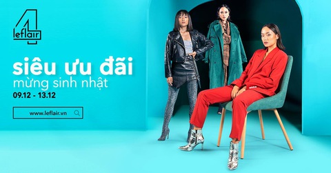 Leflair tung Siêu ưu đãi, mừng sinh nhật - Ảnh 3. Leflair tung Siêu ưu đãi, mừng sinh nhật - Ảnh 3.