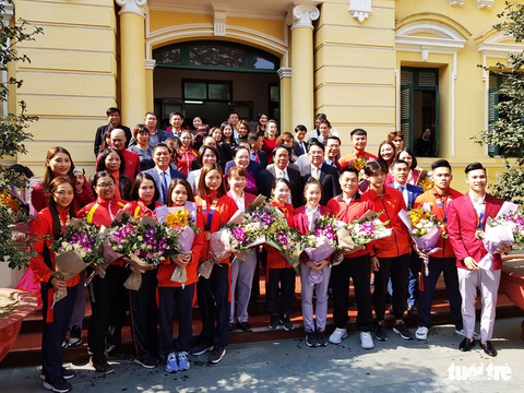 Hải Phòng thưởng nóng thủ môn Văn Toản và các VĐV đoạt huy chương SEA Games - Ảnh 3. Hải Phòng thưởng nóng thủ môn Văn Toản và các VĐV đoạt huy chương SEA Games - Ảnh 3.
