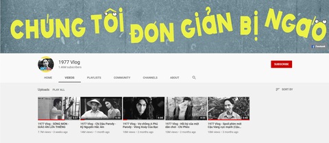 1977 Vlog đã khôi phục sau khi mất nội dung trên YouTube - Ảnh 2. 1977 Vlog đã khôi phục sau khi mất nội dung trên YouTube - Ảnh 2.