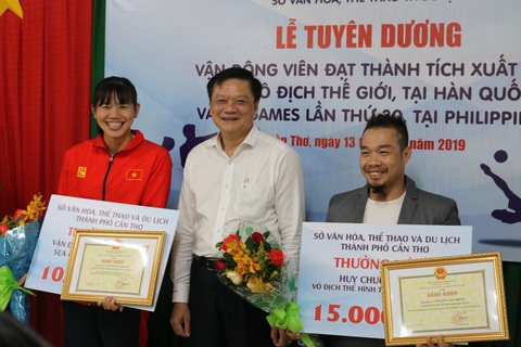 Cần Thơ thưởng nóng, tặng bằng khen cho Ánh Viên và VĐV đoạt huy chương - Ảnh 1. Cần Thơ thưởng nóng, tặng bằng khen cho Ánh Viên và VĐV đoạt huy chương - Ảnh 1.