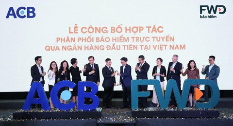 ACB và FWD hợp tác phân phối bảo hiểm trực tuyến qua ngân hàng tại Việt Nam - Ảnh 1. ACB và FWD hợp tác phân phối bảo hiểm trực tuyến qua ngân hàng tại Việt Nam - Ảnh 1.