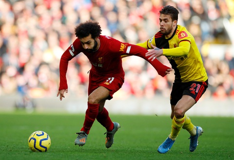 Thắng Watford, Liverpool hơn Man City 17 điểm - Ảnh 2. Thắng Watford, Liverpool hơn Man City 17 điểm - Ảnh 2.