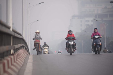 Ô nhiễm khủng khiếp, Bộ TN-MT khuyến cáo hạn chế hoạt động ngoài trời - Ảnh 3. Ô nhiễm khủng khiếp, Bộ TN-MT khuyến cáo hạn chế hoạt động ngoài trời - Ảnh 3.