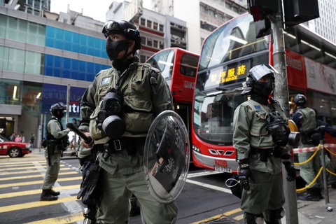 Vì biểu tình, Hong Kong chi thêm 122 triệu USD tiền tăng ca cho cảnh sát - Ảnh 1. Vì biểu tình, Hong Kong chi thêm 122 triệu USD tiền tăng ca cho cảnh sát - Ảnh 1.