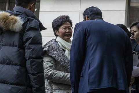 Bà Carrie Lam đến Bắc Kinh gặp ông Tập Cận Bình - Ảnh 1. Bà Carrie Lam đến Bắc Kinh gặp ông Tập Cận Bình - Ảnh 1.