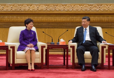 Bà Carrie Lam đến Bắc Kinh gặp ông Tập Cận Bình - Ảnh 2. Bà Carrie Lam đến Bắc Kinh gặp ông Tập Cận Bình - Ảnh 2.