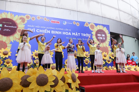 Hoa hướng dương làm ấm sáng mùa đông Hà Nội - Ảnh 8. Hoa hướng dương làm ấm sáng mùa đông Hà Nội - Ảnh 8.