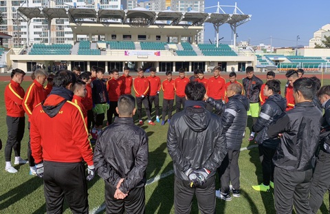 U23 Việt Nam hòa đội sinh viên Trường đại học Yeungnam - Ảnh 2. U23 Việt Nam hòa đội sinh viên Trường đại học Yeungnam - Ảnh 2.