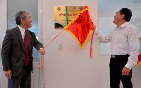 Nhật Bản viện trợ xây dựng mô hình bếp ăn mẫu bán trú - Ảnh 3. Nhật Bản viện trợ xây dựng mô hình bếp ăn mẫu bán trú - Ảnh 3.