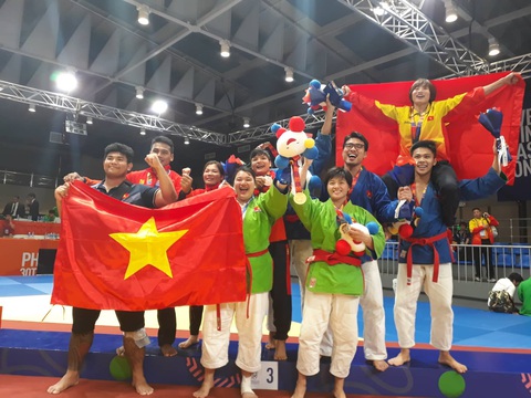 Nữ võ sĩ kurash Thanh Thủy phải tăng gần 20kg để giành HCV SEA Games 30 - Ảnh 2. Nữ võ sĩ kurash Thanh Thủy phải tăng gần 20kg để giành HCV SEA Games 30 - Ảnh 2.
