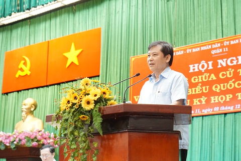 Cử tri quận 11 không đồng tình việc kéo dài tuổi lao động - Ảnh 1. Cử tri quận 11 không đồng tình việc kéo dài tuổi lao động - Ảnh 1.