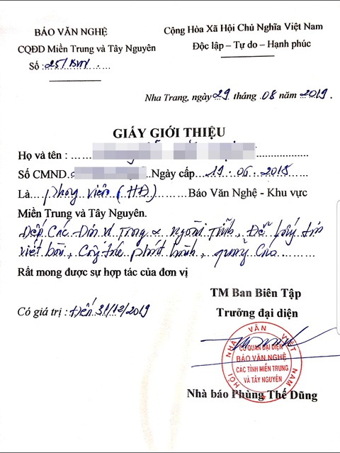 Phóng viên báo Văn Nghệ bị tố lừa đảo: Chỉ mượn tiền chứ không lừa đảo - Ảnh 2. Phóng viên báo Văn Nghệ bị tố lừa đảo: Chỉ mượn tiền chứ không lừa đảo - Ảnh 2.