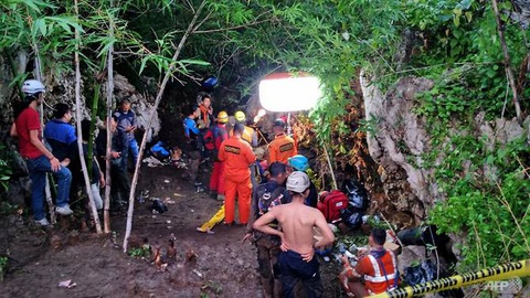 Vào hang thám hiểm gặp mưa lớn, 3 sinh viên Indonesia thiệt mạng - Ảnh 1. Vào hang thám hiểm gặp mưa lớn, 3 sinh viên Indonesia thiệt mạng - Ảnh 1.