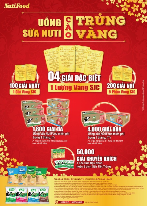 Giới thiệu chương trình Uống sữa Nuti - Cào trúng vàng - Ảnh 1. Giới thiệu chương trình Uống sữa Nuti - Cào trúng vàng - Ảnh 1.