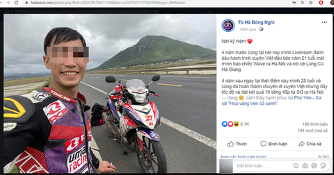 Người phượt từ TP.HCM ra Hà Nội chưa đầy 20 tiếng thừa nhận chạy quá tốc độ - Ảnh 1. Người phượt từ TP.HCM ra Hà Nội chưa đầy 20 tiếng thừa nhận chạy quá tốc độ - Ảnh 1.