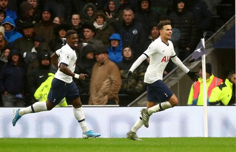 Kane và Alli giúp Tottenham thắng ngược Brighton trong ngày ‘Lễ tặng quà’ - Ảnh 3. Kane và Alli giúp Tottenham thắng ngược Brighton trong ngày ‘Lễ tặng quà’ - Ảnh 3.