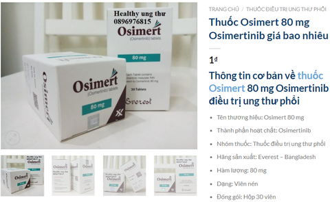 Dựng địa chỉ nhà thuốc ảo, bán thuốc ung thư phổi chưa cấp phép qua mạng - Ảnh 1. Dựng địa chỉ nhà thuốc ảo, bán thuốc ung thư phổi chưa cấp phép qua mạng - Ảnh 1.