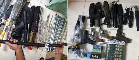 Bắt giữ nhiều đối tượng mua bán, tàng trữ ma túy, súng, hung khí và công cụ hỗ trợ - Ảnh 1. Bắt giữ nhiều đối tượng mua bán, tàng trữ ma túy, súng, hung khí và công cụ hỗ trợ - Ảnh 1.
